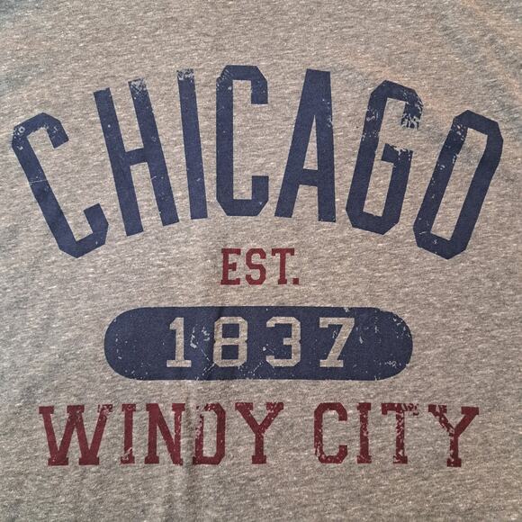 Brew City Brand Chicago Men's T-shirt Size 2XL - Picture 2 of 7